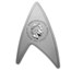 2016 Tuvalu 1 oz Silver Star Trek: Delta Shaped Coin
