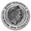 2016 Tuvalu 2 oz Silver Norse Gods Odin BU (HR, Antiqued)
