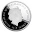 2016 Tuvalu 2 oz Silver Star Trek: Enterprise Crew Proof