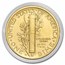 2016-W 1/10 oz Gold Mercury Dime Centennial (Capsule Only)