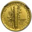 2016-W 1/10 oz Gold Mercury Dime SP-69 NGC (ER/FR)