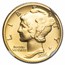 2016-W 1/10 oz Gold Mercury Dime SP-70 NGC (ER)