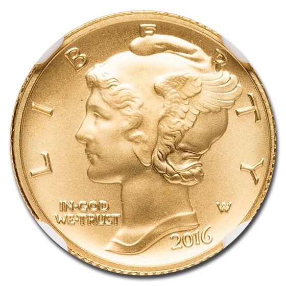 Classic Design: Mercury Dime 1 Oncia D'argento Round | Metal - Foto 9