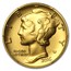 2016-W 1/10 oz Gold Mercury Dime SP-70 PCGS (FS)