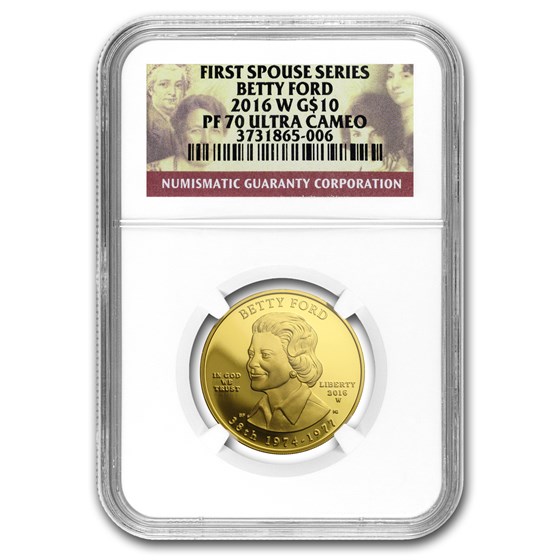 2016-W 1/2 oz Gold Betty Ford PF-70 NGC 2016-W 1/2 oz Gold Betty Ford PF-70 NGC