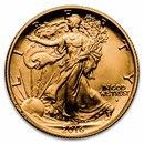 2016-W 1/2 oz Gold Walking Liberty Half Dollar (Abrasions)