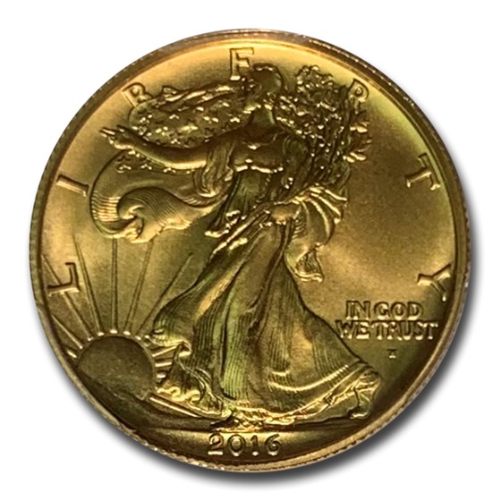 2016-W 1/2 oz Gold Walking Liberty Half Dollar SP-69 PCGS (FS) 2016-W 1/2 oz Gold Walking Liberty Half Dollar SP-69 PCGS (FS)