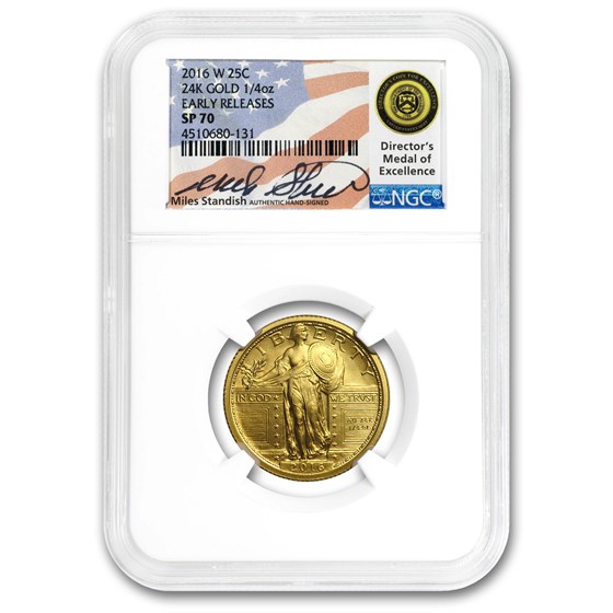 2016-W 1/4 oz Gold Liberty Quarter SP-70 NGC (Mixed Labels) 2016-W 1/4 oz Gold Liberty Quarter SP-70 NGC (Mixed Labels)
