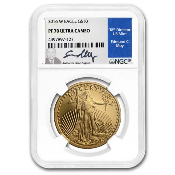 2016-W 1/4 oz Proof American Gold Eagle PF-70 NGC