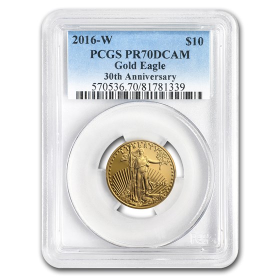 2016-W 1/4 oz Proof American Gold Eagle PR-70 PCGS 2016-W 1/4 oz Proof American Gold Eagle PR-70 PCGS