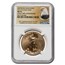 2016-W 1 oz Burnished American Gold Eagle MS/SP-70 NGC