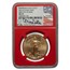 2016-W 1 oz Burnished Gold Eagle MS-70 NGC (FDI, Castle, Red)