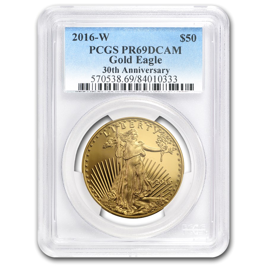 2016-W 1 oz Proof American Gold Eagle PR-69 PCGS