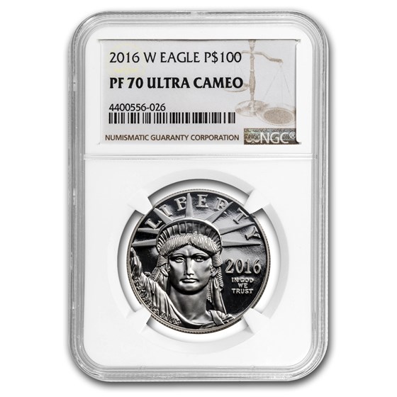 2016-W 1 oz Proof American Platinum Eagle PF-70 NGC 2016-W 1 oz Proof American Platinum Eagle PF-70 NGC