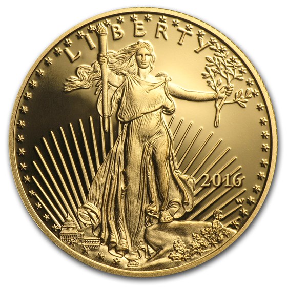 2016-W 1 oz Proof Gold American Eagle PF-70 NGC (ER) For Sale | 1 oz