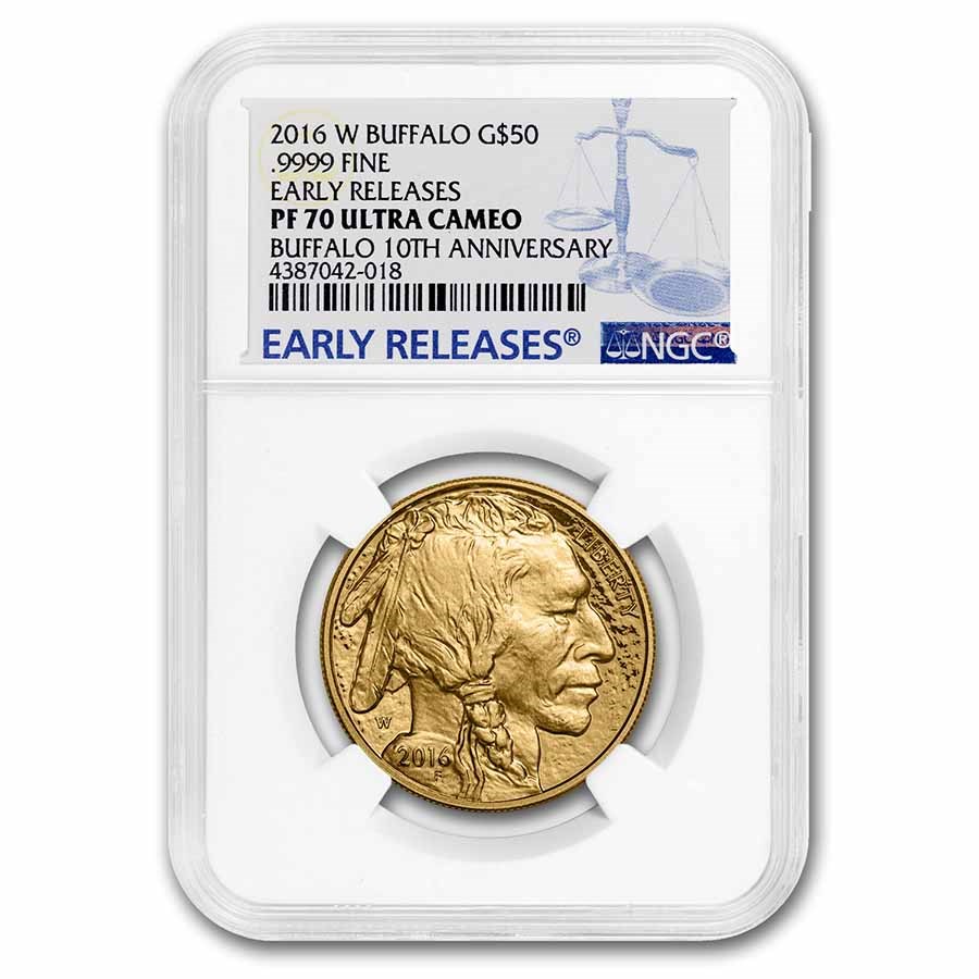 Buy 2016-W 1 oz Proof Gold Buffalo PF-70 NGC (ER) | APMEX