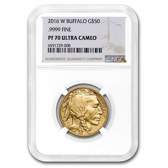2016-W 1 oz Proof Gold Buffalo PF-70 NGC 2016-W 1 oz Proof Gold Buffalo PF-70 NGC