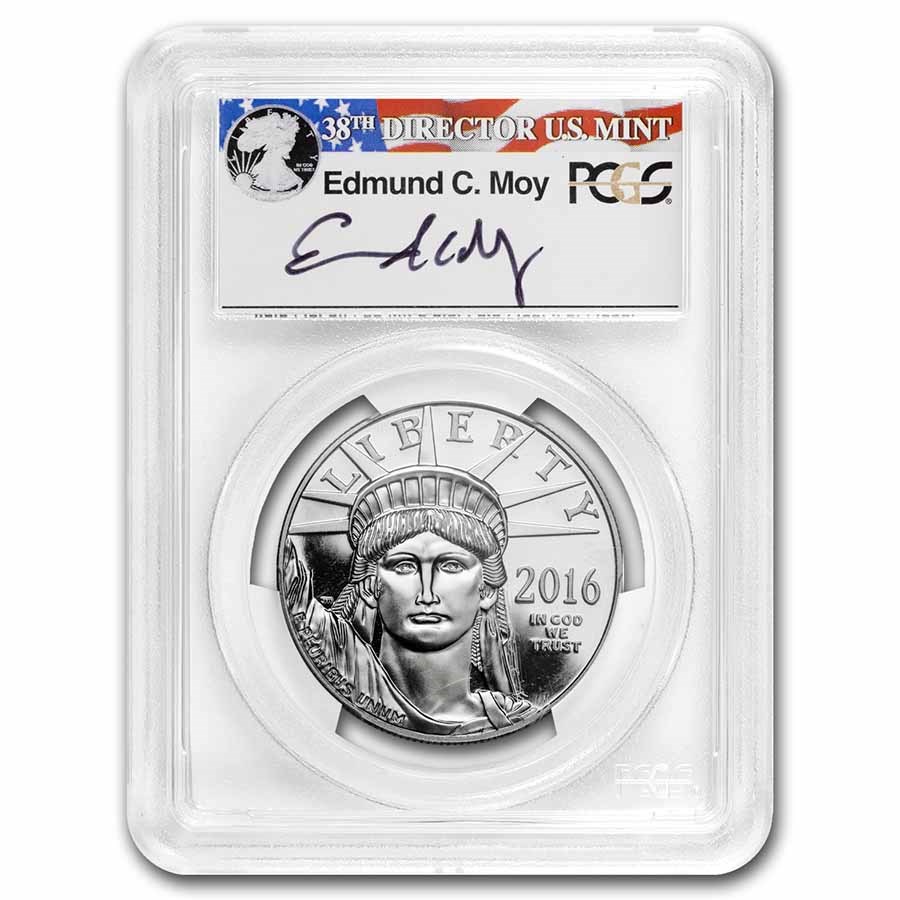2016-W 1 oz Proof Platinum Eagle PR-70 PCGS (FS, Moy Signed)