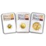 2016-W 3-Coin Centennial Gold Set: Dime, Quarter, Half SP-70 NGC