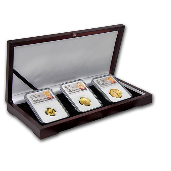 2016-W 3-Coin Centennial Gold Set: Dime, Quarter, Half SP-70 NGC 2016-W 3-Coin Centennial Gold Set: Dime, Quarter, Half SP-70 NGC