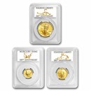 2016-W 3-Coin Centennial Gold Set: Dime, Quarter, Half SP-70 PCGS