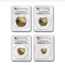 2016-W 4-Coin Proof American Gold Eagle Set PR-70 PCGS (FS)