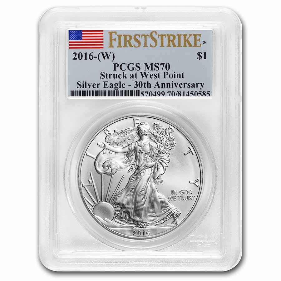 2016 (W) American Silver Eagle MS-70 PCGS (FirstStrike®)
