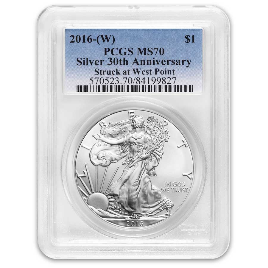 2016 (W) American Silver Eagle MS-70 PCGS