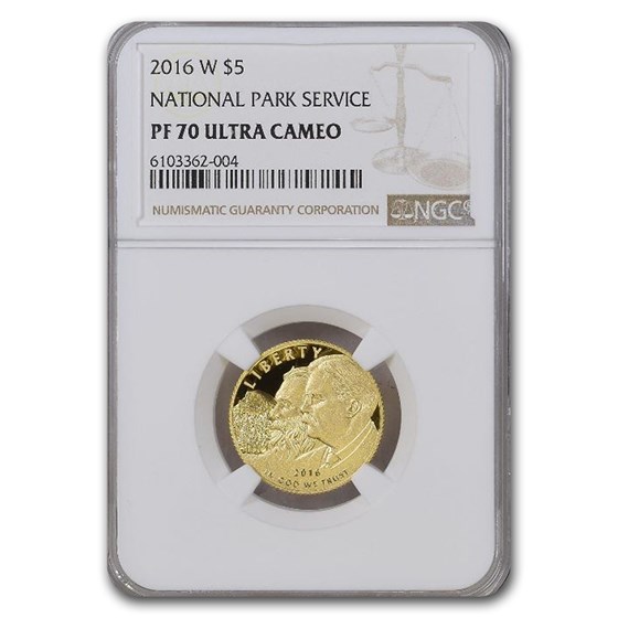2016-W Gold $5.00 National Park Service Centennial PF-70 NGC 2016-W Gold $5.00 National Park Service Centennial PF-70 NGC