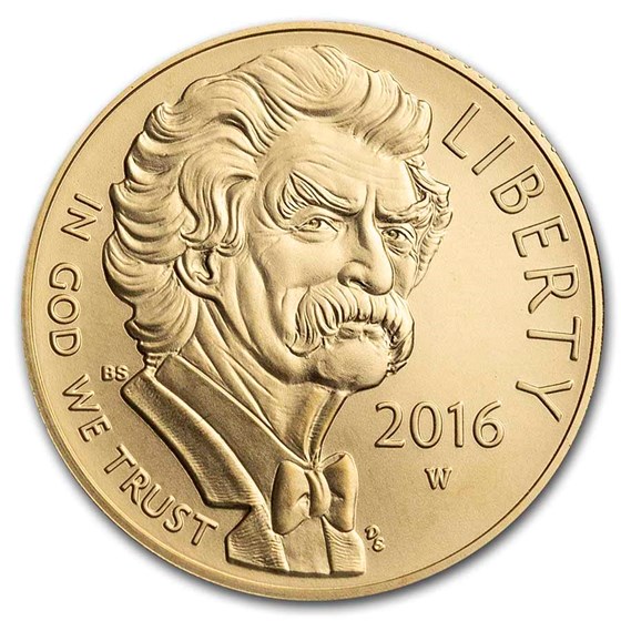 2016-W Gold $5 Commem Mark Twain BU (Capsule Only) 2016-W Gold $5 Commem Mark Twain BU (Capsule Only)