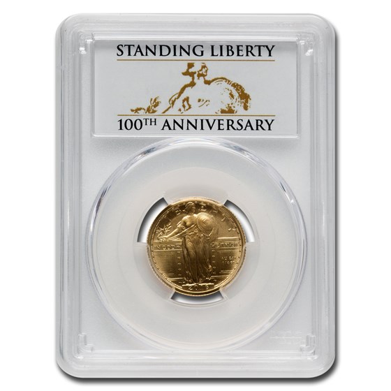 2016-W Gold Liberty Quarter SP-70 PCGS (FS, Centennial Label) 2016-W Gold Liberty Quarter SP-70 PCGS (FS, Centennial Label)