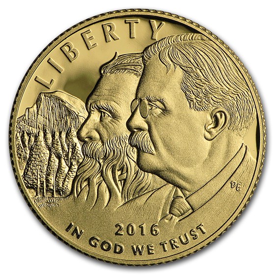2016-W Gold National Park Service Centennial Proof (Box & COA) 2016-W Gold National Park Service Centennial Proof (Box & COA)