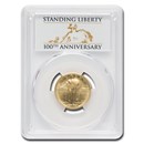 2016-W Gold Standing Liberty Quarter SP-70 PCGS (First Strike)