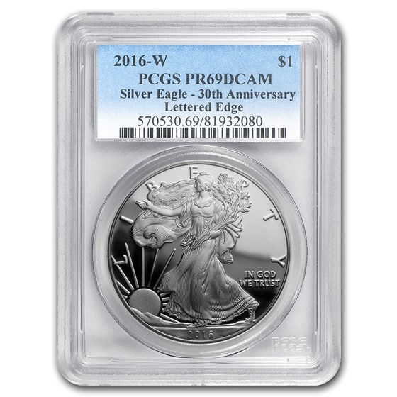 2016-W Proof American Silver Eagle PR-69 PCGS 2016-W Proof American Silver Eagle PR-69 PCGS