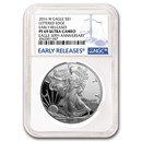 2016-W Proof Silver Eagle PF-69 NGC (Early Release)