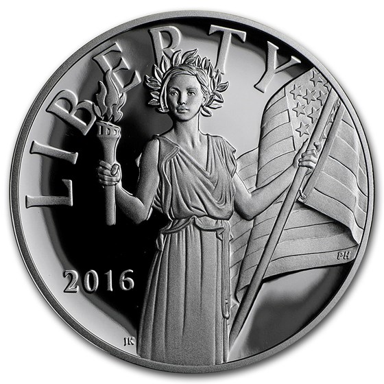 2016-W Silver American Liberty Medal Proof (w/Box & COA) 2016-W Silver American Liberty Medal Proof (w/Box & COA)