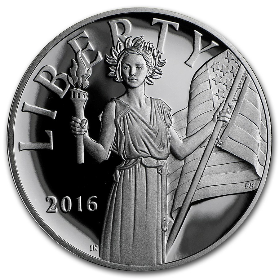 2016-W Silver American Liberty Medal Proof (w/Box & COA)