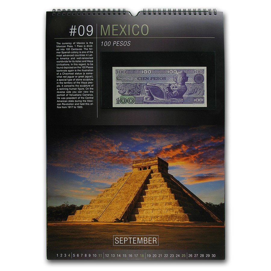 Buy 2016 World Numismatic Banknote Calendar | APMEX