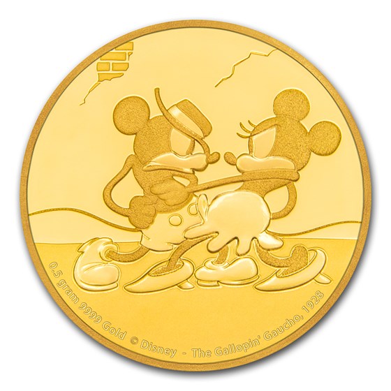 2017 1/2 g Gold $2.50 Mickey Through the Ages: Gallopin' Gaucho 2017 1/2 g Gold $2.50 Mickey Through the Ages: Gallopin' Gaucho