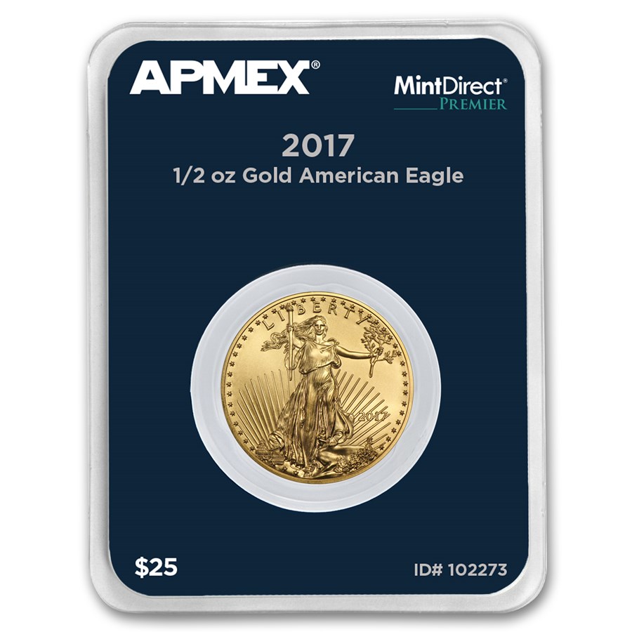 2017 1/2 oz American Gold Eagle (MintDirect® Premier Single)
