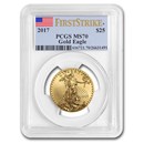 2017 1/2 oz American Gold Eagle MS-70 PCGS (FS)