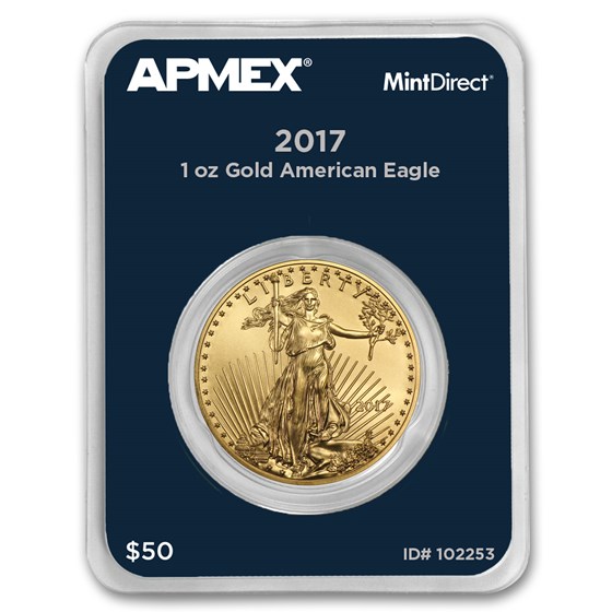 2017 1 oz American Gold Eagle (MintDirect® Single) 2017 1 oz American Gold Eagle (MintDirect® Single)