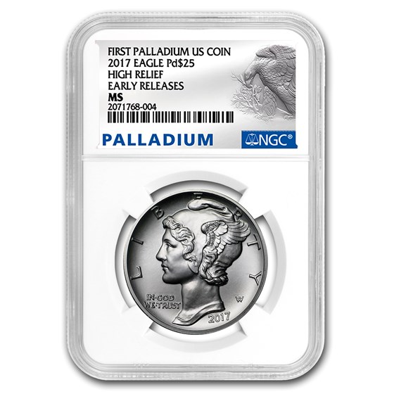 2017 1 oz American Palladium Eagle MS-69 NGC (Early Releases)