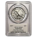 2017 1 oz American Palladium Eagle MS-69 PCGS (FDI, Moy)