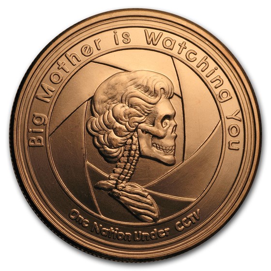 2017 1 oz Copper Shield Round - MiniMintage (Big Mother) 2017 1 oz Copper Shield Round - MiniMintage (Big Mother)