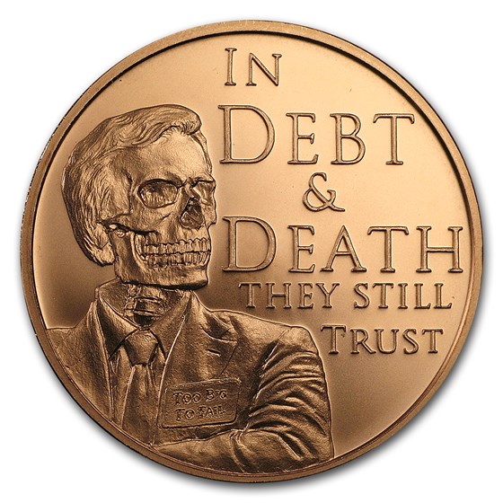 2017 1 oz Copper Shield Round - MiniMintage (They Still Trust) 2017 1 oz Copper Shield Round - MiniMintage (They Still Trust)