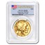 2017 1 oz Gold Buffalo MS-69 PCGS (FirstStrike®, Flag Label)