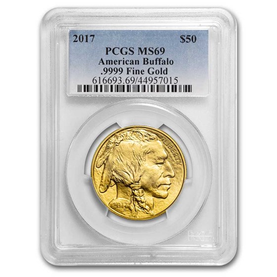 2017 1 oz Gold Buffalo MS-69 PCGS 2017 1 oz Gold Buffalo MS-69 PCGS