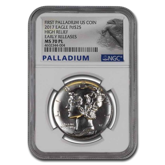 2017 1 oz Palladium Eagle MS-70 PL NGC (Early Releases) 2017 1 oz Palladium Eagle MS-70 PL NGC (Early Releases)