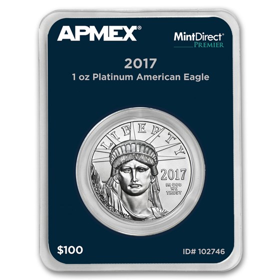 2017 1 oz Platinum American Eagle (MintDirect® Premier Single) 2017 1 oz Platinum American Eagle (MintDirect® Premier Single)